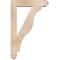 Ekena Millwork Funston Arts and Crafts Smooth Bracket w/ Offset Brace, Douglas Fir, 5 1/2"W x 22"D x 34"H BKT0604X22X34FST03SDF - alternate 3